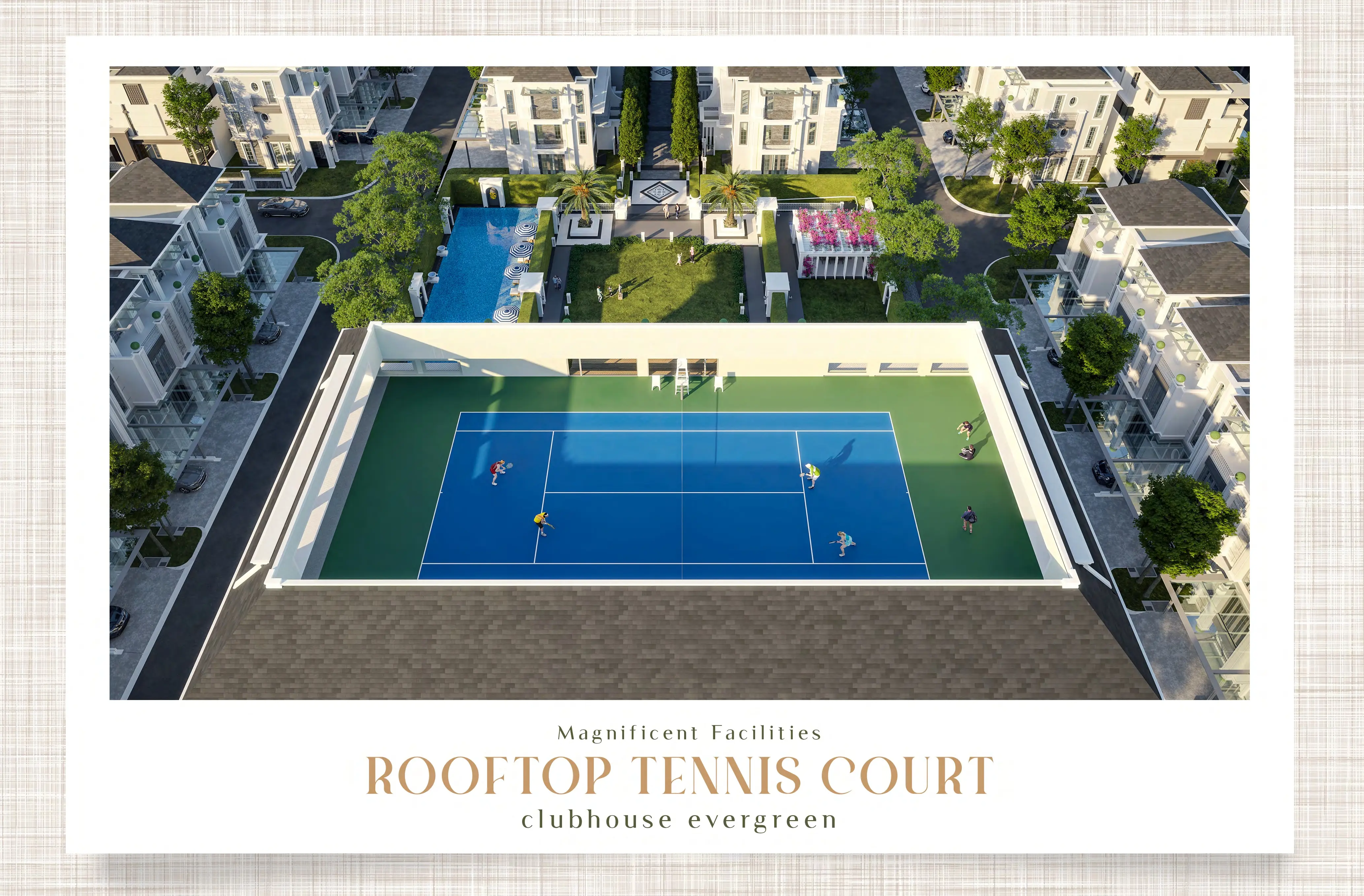 Rooftop Tennis Court